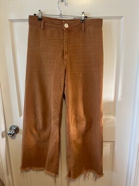 Zara Marine Straight Pants in Rust